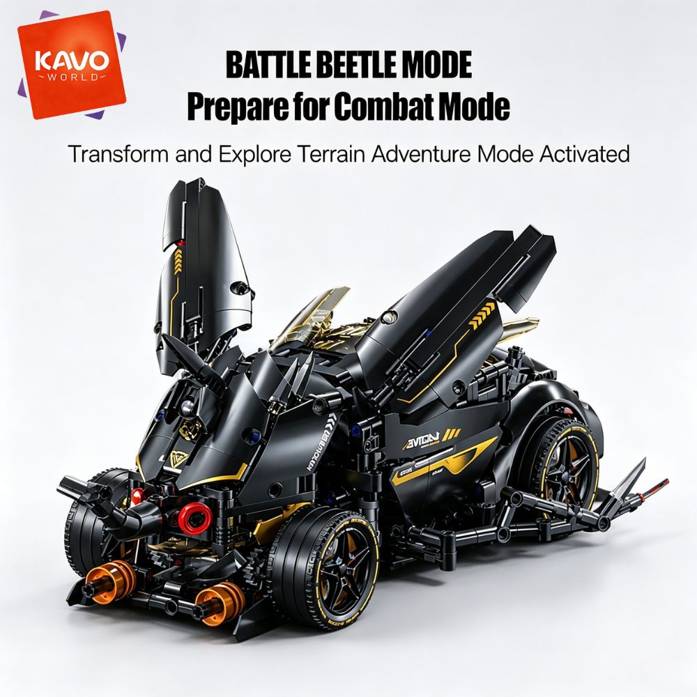 Stem Robotics Kit - KAVOWORLD 1248 elementów, klocki do budowania