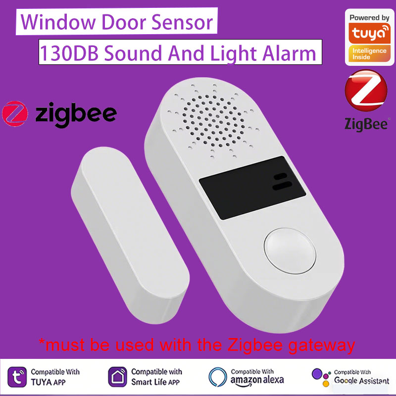 Smart Home Automation Kit - Czujnik otwarcia drzwi/okien Tuya Zigbee, bezprzewodowy,
