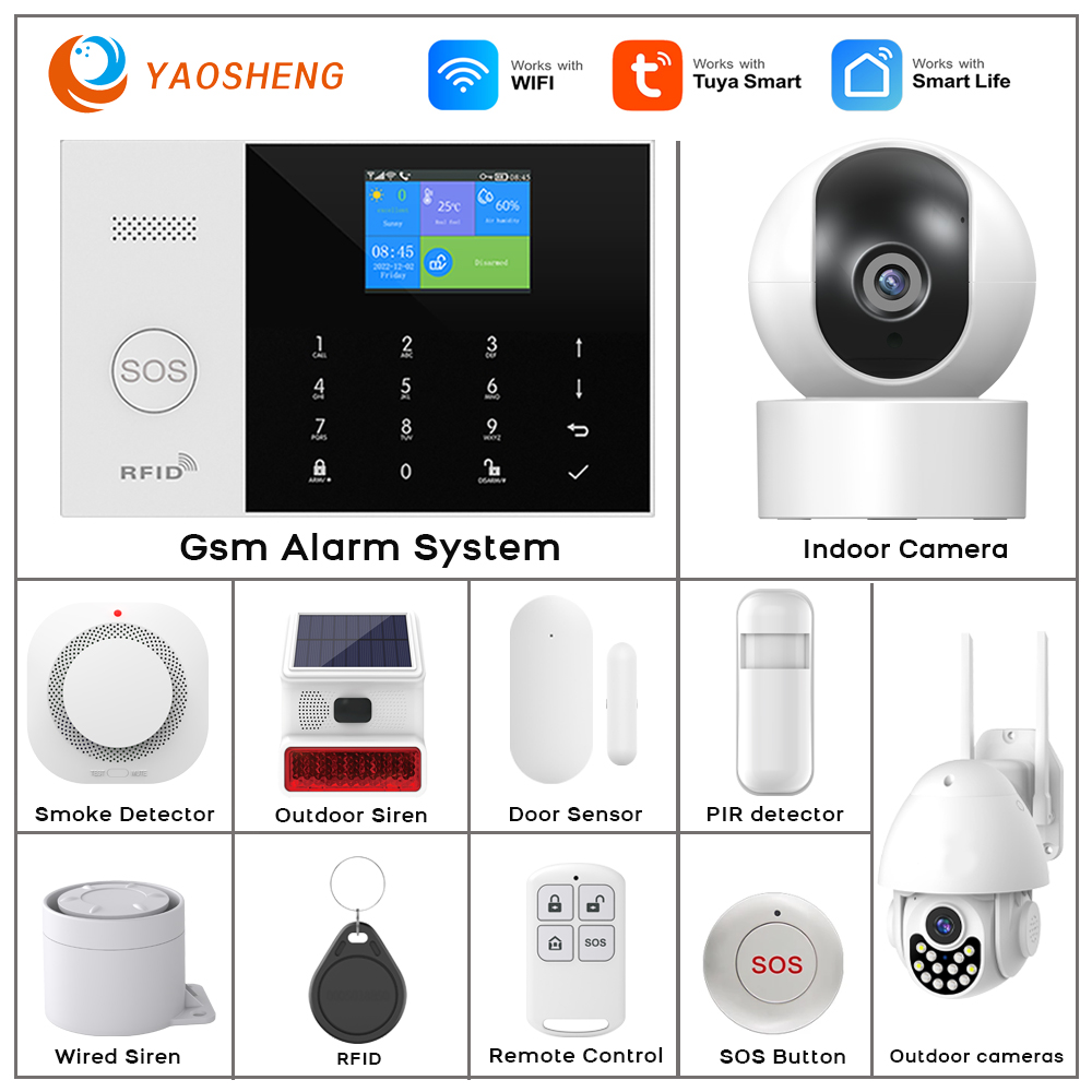 Smart Home Automation Kit - System alarmowy 4G Bezpieczeństwo w domu