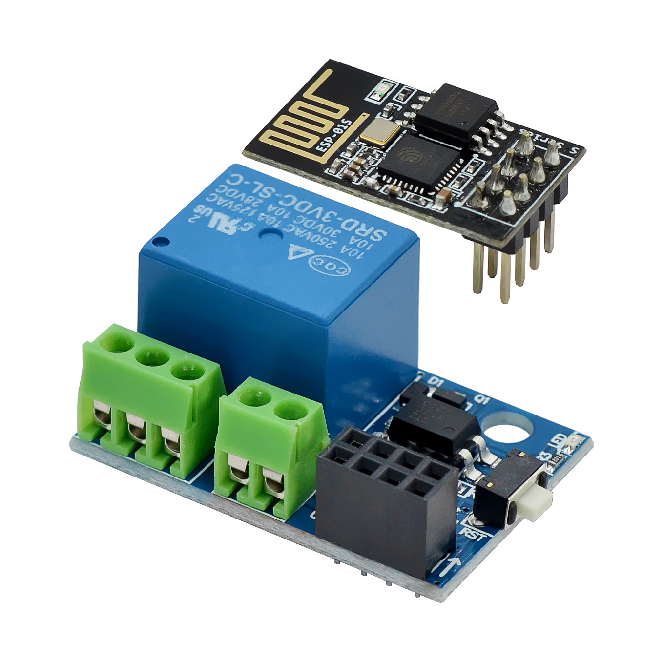 Esp32 Smart Home Kit - Moduł przekaźnika WiFi ESP-01S 5V 10A