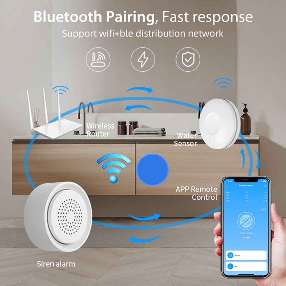 Smart Home Automation Kit - Czujnik wycieku wody WiFi PHILE do