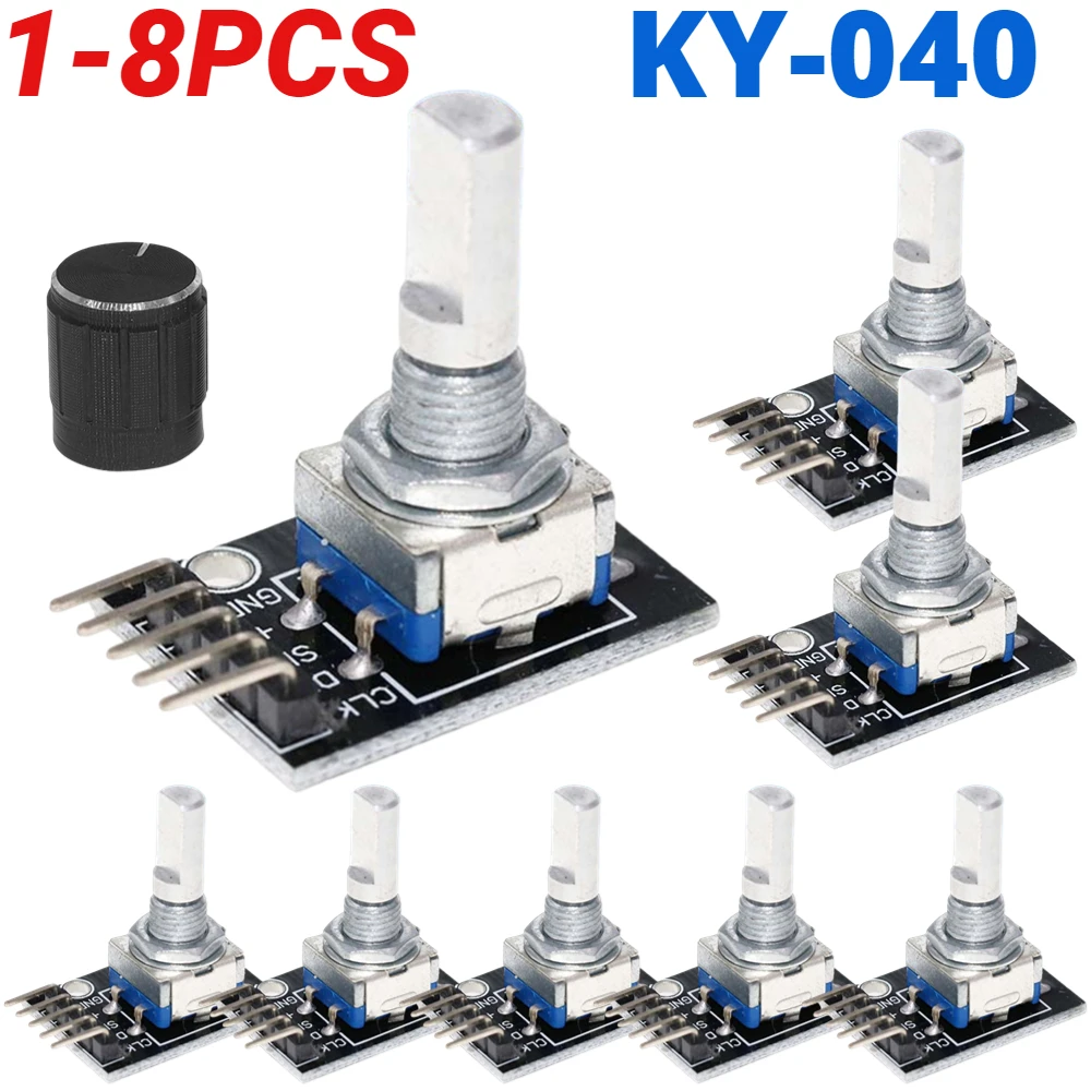 Sensor Kit Arduino - 1-8 SZT. Moduł enkodera obrotowego KY-040