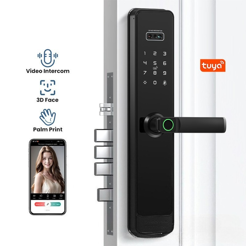 Smart Door Lock Wifi - EGFirtor Półautomatyczny Zamek na Odcisk Palca