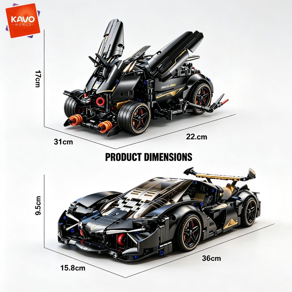 KAVOWORLD 1248 elementów, kloc – Stem Robotics Kit recenzja i cena