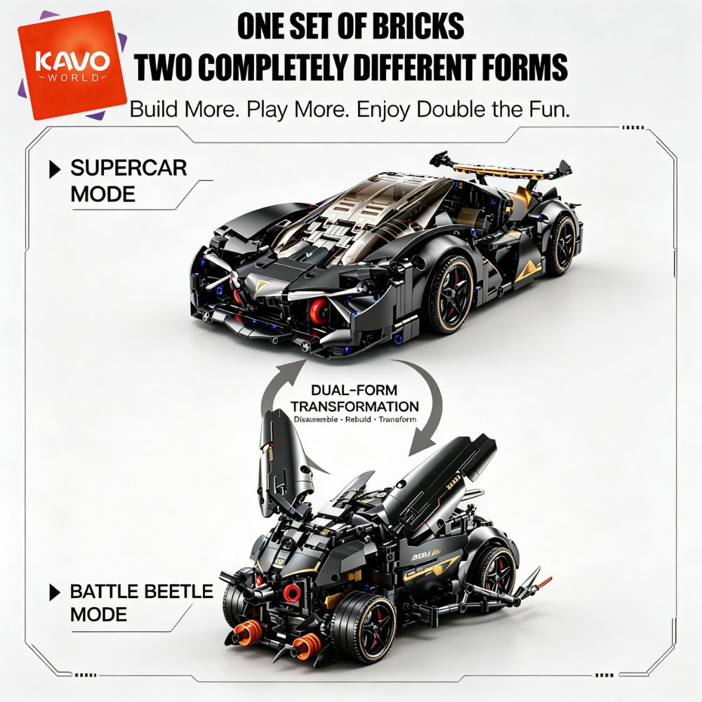 KAVOWORLD 1248 elementów, kloc – Stem Robotics Kit recenzja i cena