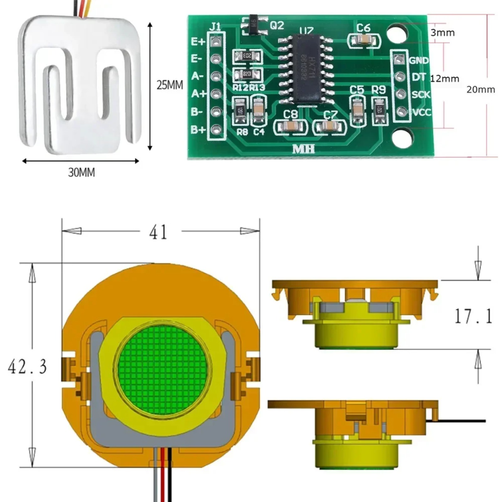 DIYmall Czujnik wagi z tensome – Sensor Kit Arduino recenzja i cena