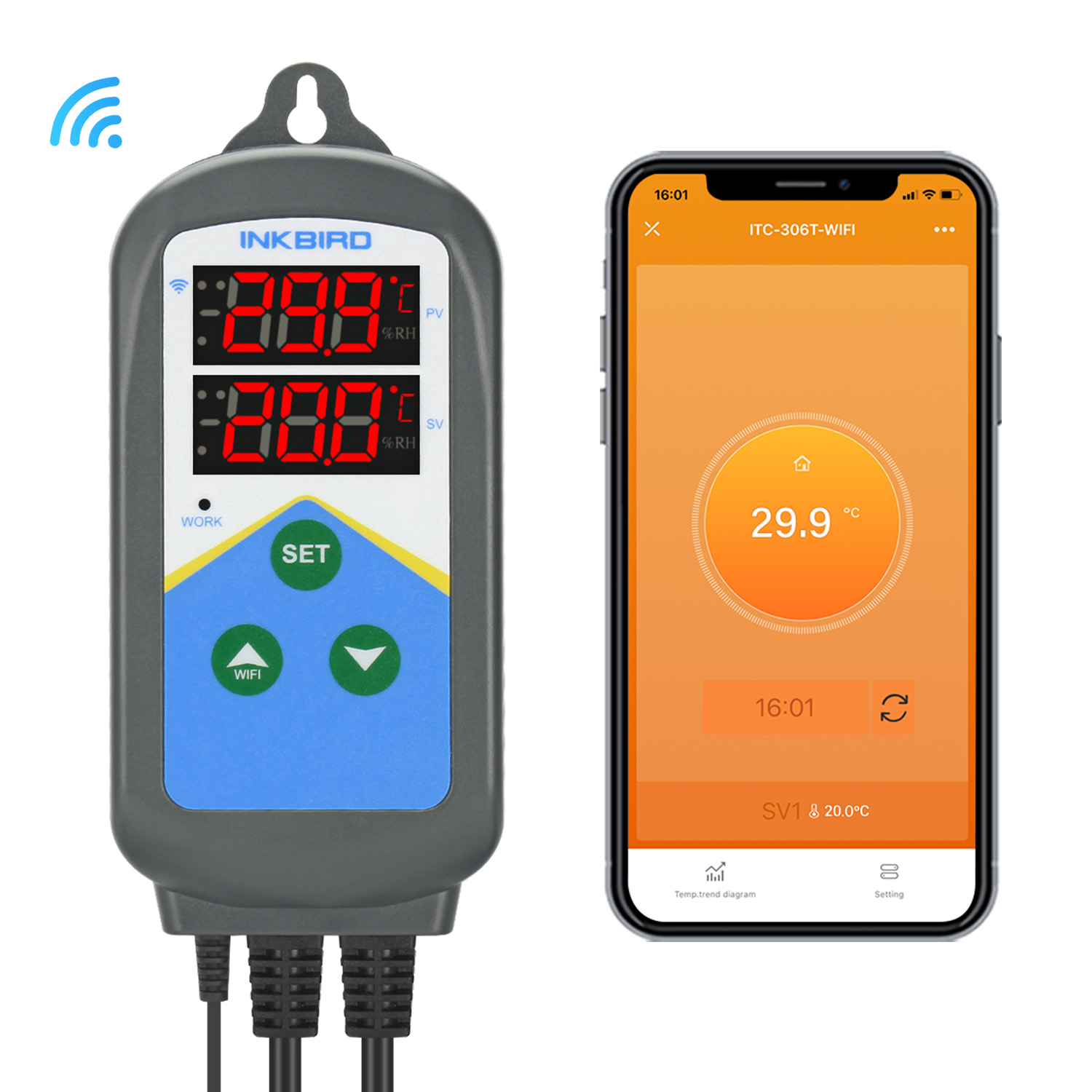 INKBIRD WIFI termoregulator IT – Wifi Thermostat recenzja i cena