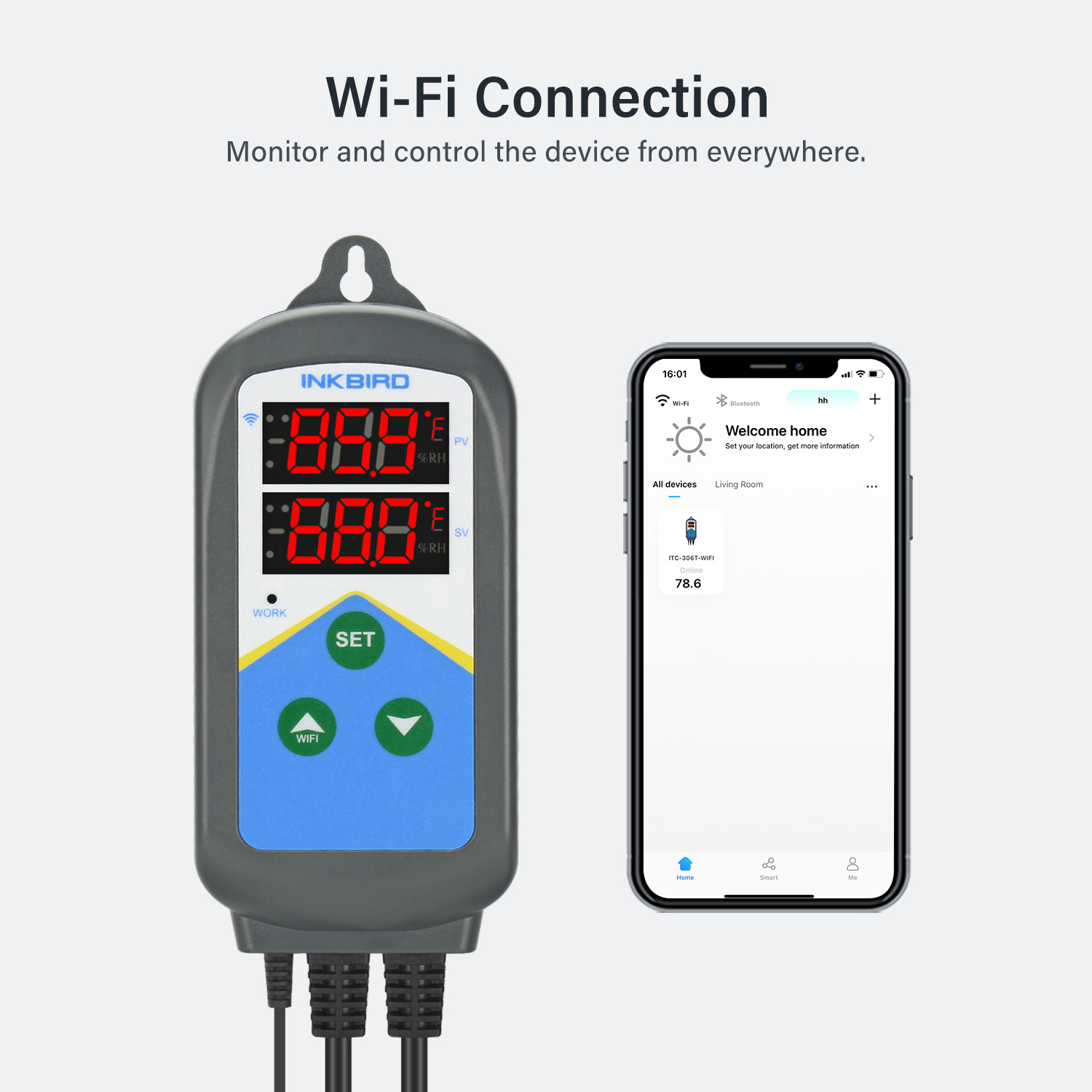 INKBIRD WIFI termoregulator IT – Wifi Thermostat recenzja i cena