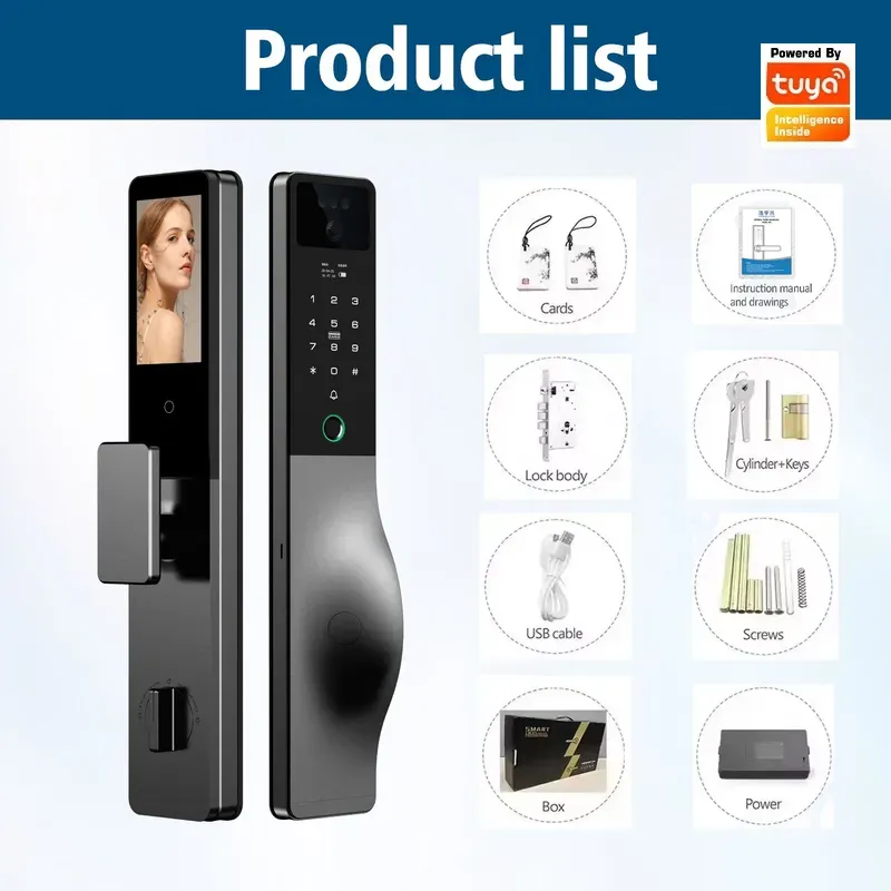 Inteligentny zamek z interkome – Smart Door Lock Wifi recenzja i cena