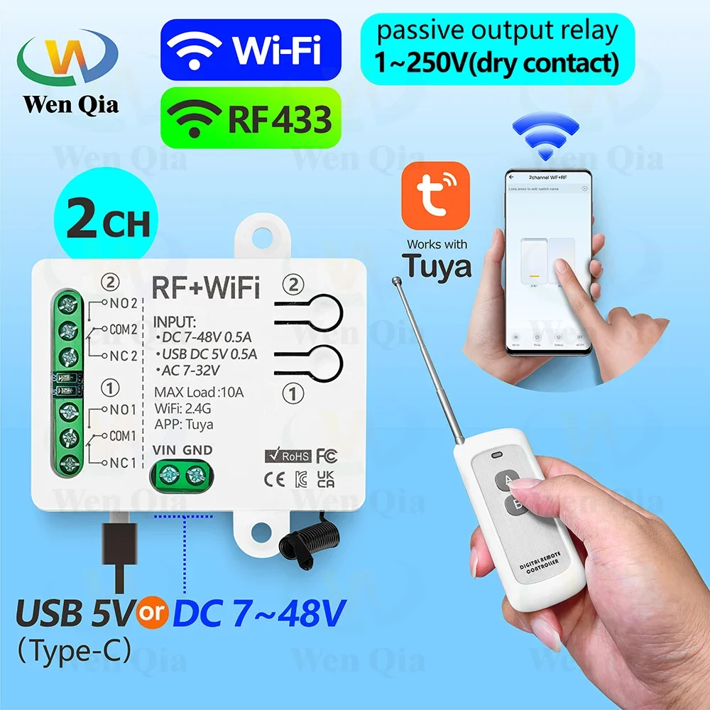 2-kanałowy inteligentny włączn – Smart Light Switch Wifi recenzja i cena