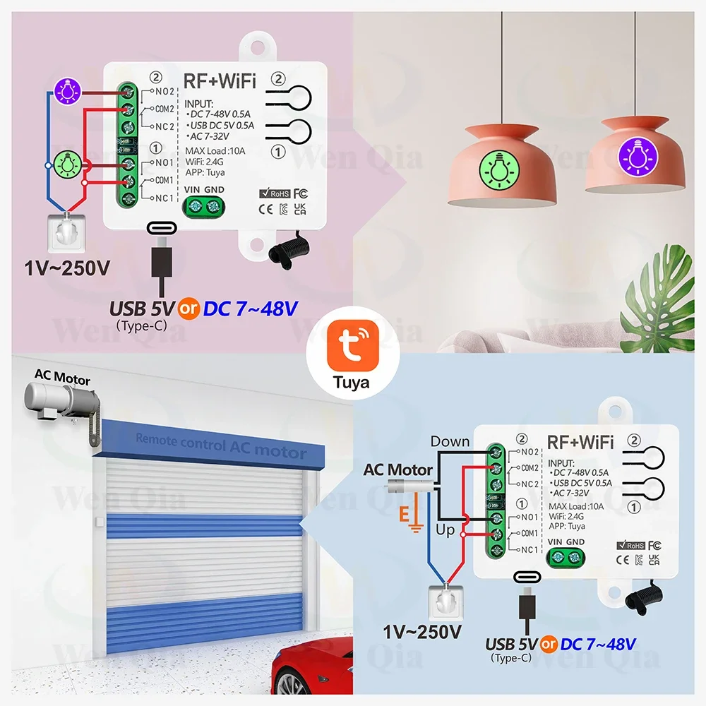 2-kanałowy inteligentny włączn – Smart Light Switch Wifi recenzja i cena