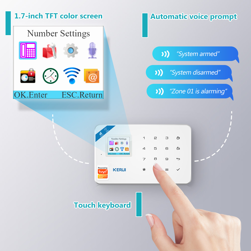 KERUI W181 System alarmowy Sec – Smart Home Automation Kit recenzja i cena